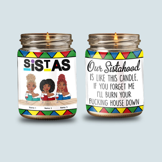 89Customized Soul Sister Personalized Candle