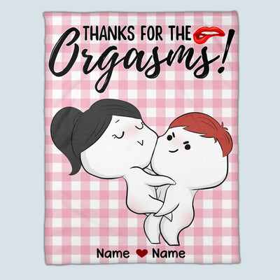 89Customized You're my favorite thing to do Funny and Naughty Gift for Her Gift for Him Couple Personalized Blanket