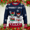 89Customized Rabbit Mom/ Dad Personalized Ugly Sweater