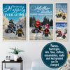 89Customized Snowmobiling Parent and Kid Personalized Poster
