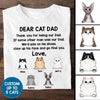 89Customized Dear Cat Dad Personalized Shirt