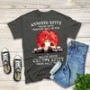 89Customized Annoyed Kitty Touchy Kitty Grouchy Ball of Fur Cat Lovers Personalized Shirt