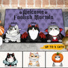 89Customized Welcome Foolish Mortals Personalized Doormat