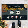 89Customized Welcome to Halloween town personalized doormat