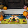 89Customized A Wicked Witch And Her Little Monster Chihuahua Live Here Personalized Doormat