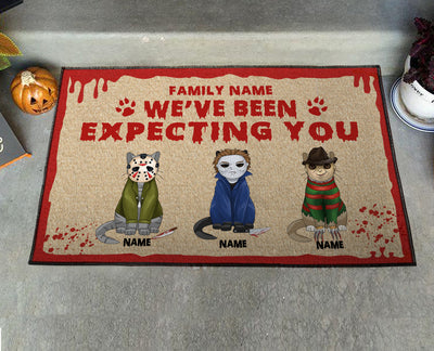 89Customized We've been expecting you Personalized Doormat