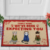 89Customized We've been expecting you Personalized Doormat
