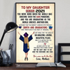 To my daughter graduation poster