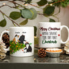 89Customized Merry Christmas human servant your tiny fury overlords personalized mug