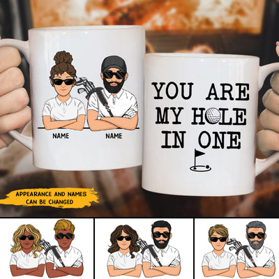 89Customized You Are My Hole In One Gift For Golf Lovers Personalized Mug