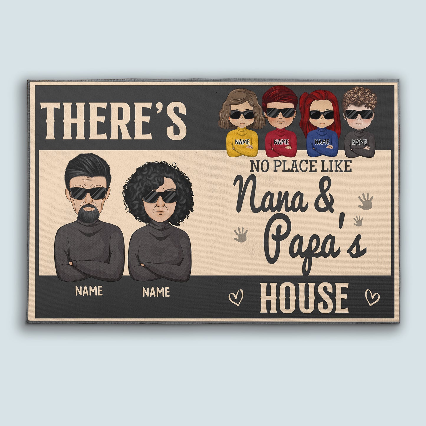 89Customized Grandparent Personalized Doormat