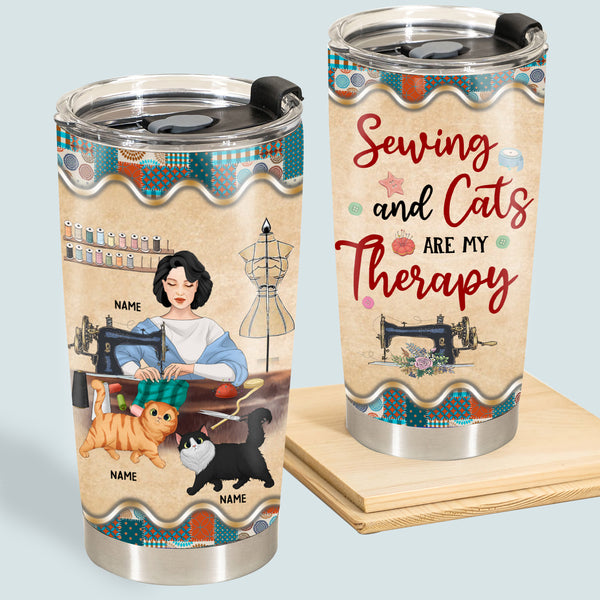 Personalized Cool Cat Tumbler, My Level Of Sarcasm Depends On Your