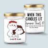89Customized Funny Couple Personalized Candle