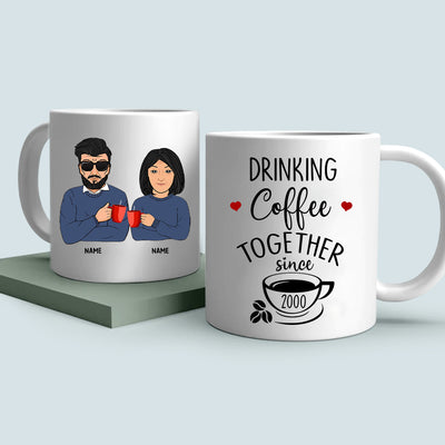 89Customized I like my coffee hot just like my wife Personalized Mug