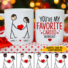 89Customized Funny Stick Couple Gift Personalized Mug