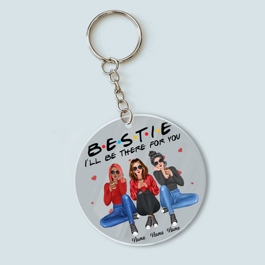 89Customized F.R.I.E.N.D.S Bestie Personalized Keychain