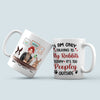 89Customized I Am Only Talking To My Rabbits Today Personalized Mug