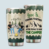 89Customized We're Better Together Camping Couple Personalized Tumbler