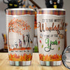 89Customized It's the most wonderful time of the year family personalized tumbler