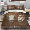 89Customized Rabbit Lovers Personalized Bedding Set