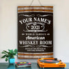 89Customized American Whiskey Room Customized Pallet Sign