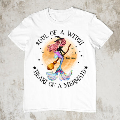 89Customized Soul of a witch heart of a mermaid Customized Shirt