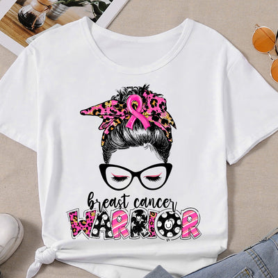 89Customized Breast cancer warrior personalized shirt