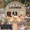 89Customized Dogs Basement Bar Personalized Wood Sign