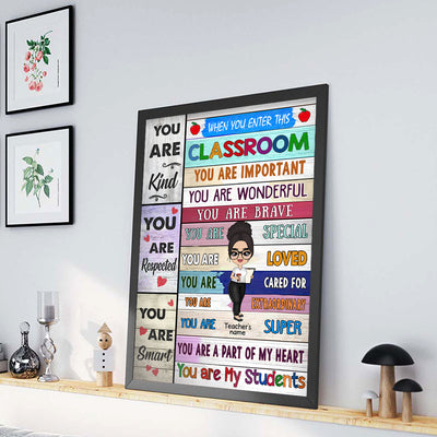 89Customized You are my students Teacher Customized Vertical Poster