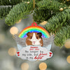 89Customized No longer by my side But forever in my heart Guinea Pig Lovers Personalized Ornament