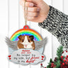 89Customized No longer by my side But forever in my heart Guinea Pig Lovers Personalized Ornament