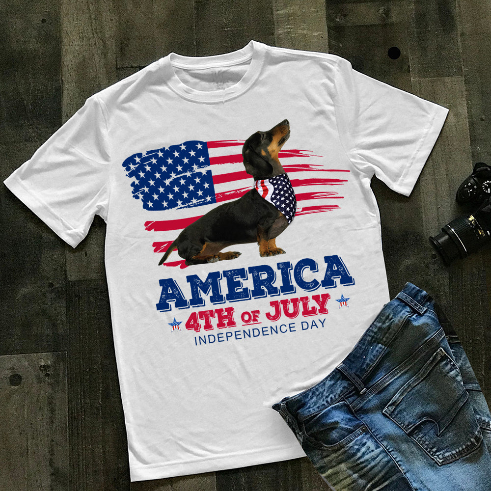 89Customized Proud Dog Of America 4th Of July Personalized Shirt