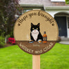 89Customized Dogs and Cats Hope you brought whiskey and cigar personalized wood sign