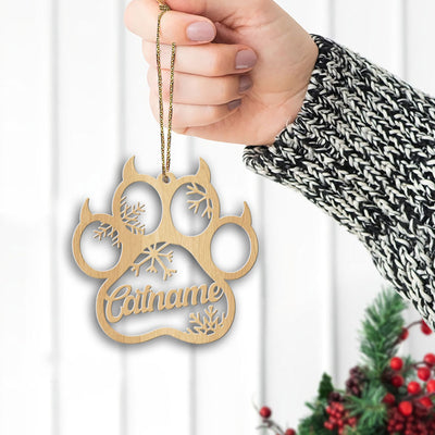 89Customized Christmas Dog/Cat Personalized One Sided Ornament