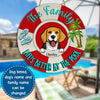 89Customized Life Is Better At The Pool, Lake, Beach Personalized Dog Wood Sign