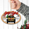 89Customized Jeep Girl Christmas Customized Ornament