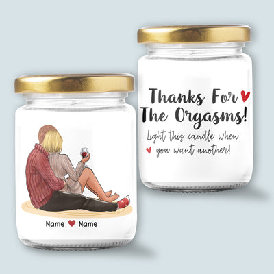 89Customized Funny | Naughty | Dirty | Mature | Love Gift for Couple Personalized Candle