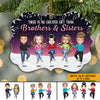 89Customized Life is better with Sisters Personalized Ornament
