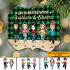 89Customized Brothers & Sisters God's gift that lasts forever Personalized Ornament