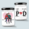 89Customized Couple Candle Gift for Him Gift for Her Personalized Candle